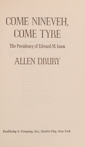Cover for Come Nineveh Come Tyre