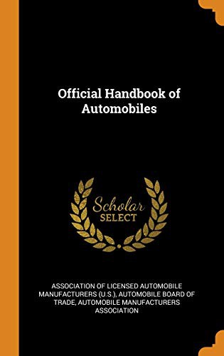 Cover for Official Handbook of Automobiles