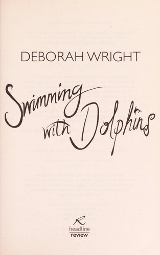 Cover for Swimming with dolphins