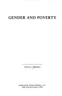 Cover for Gender and poverty