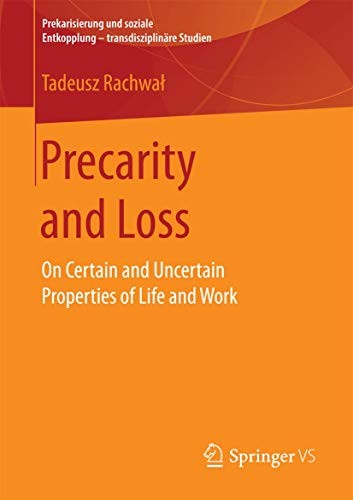 Cover for Precarity and Loss