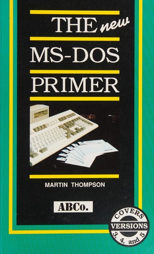 Cover for The new MS-DOS primer