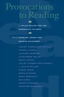 Cover for Provocations to reading