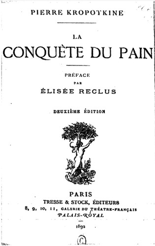 Cover for La conquête du pain