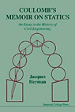 Cover for Coulomb's Memoir on Statics
