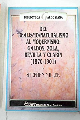 Cover for Del realismo/naturalismo al modernismo