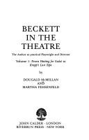 Cover for Beckett in the theatre