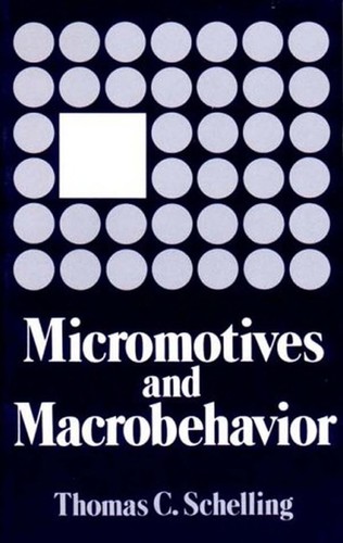 Cover for Micromotives and macrobehaviour.