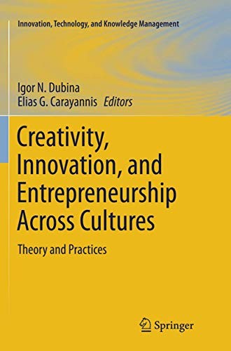 Cover for Creativity, Innovation, and Entrepreneurship Across Cultures