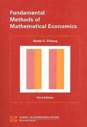 Cover for Fundamental Method Of Math.economics