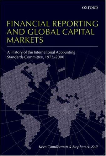Cover for Financial Reporting and Global Capital Markets