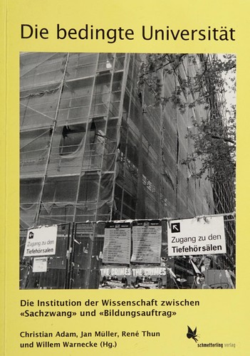 Cover for Die bedingte Universität