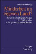 Cover for Minderheit im eigenen Land?