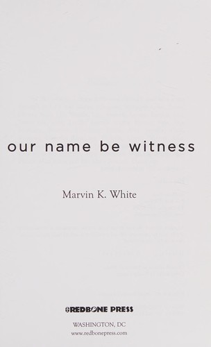 Cover for Our Name Be Witness