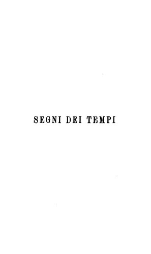 Cover for Segni dei tempi: profili e bozzetti letterari