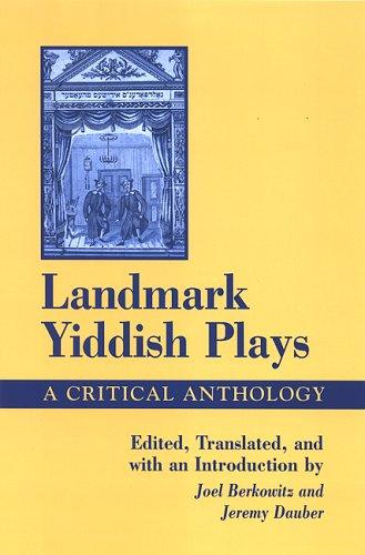 Cover for Landmark Yiddish plays
