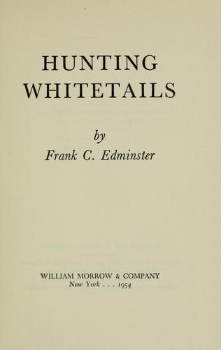 Cover for Hunting whitetails