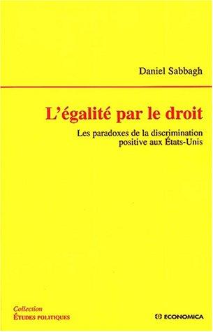 Cover for L' égalité par le droit