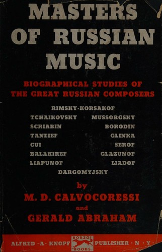 Cover for Masters of Russian music