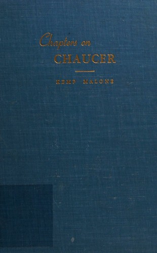 Cover for Chapters on Chaucer