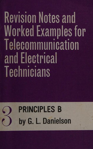 Cover for Revision notes and worked examples for telecommunication and electrical technicians