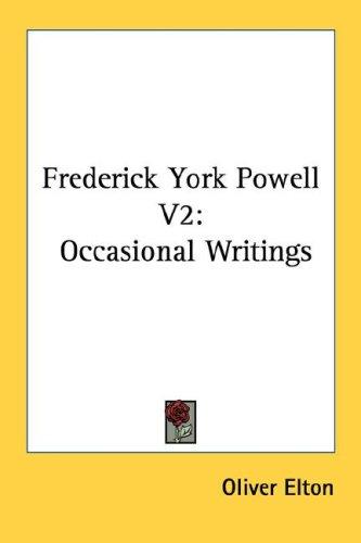 Cover for Frederick York Powell V2