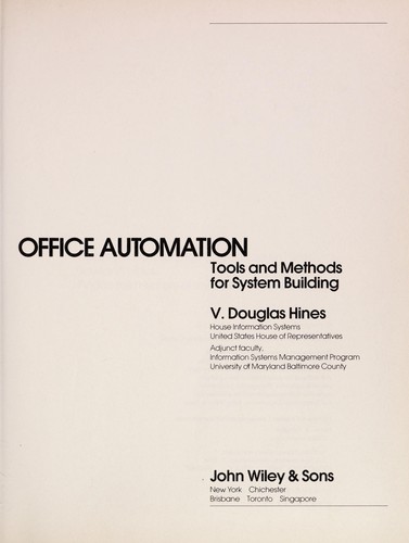 Cover for Office automation