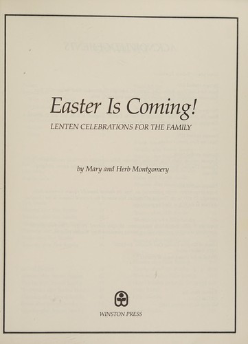 Cover for Easter Is Coming