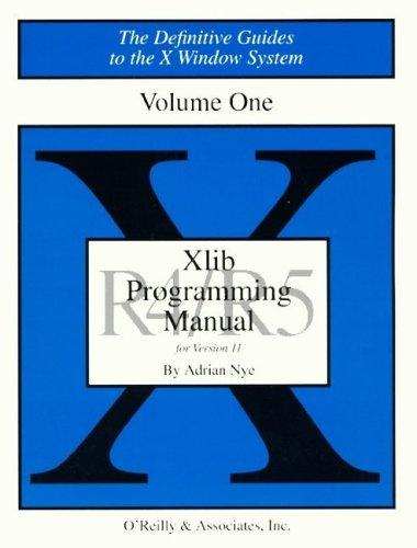 Cover for Xlib Programming Manual