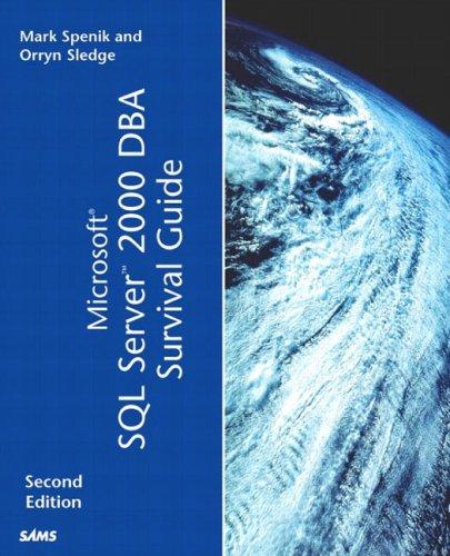 Cover for Microsoft SQL Server 2000 DBA Survival Guide, Second Edition