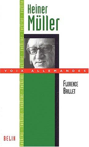 Cover for Heiner muller