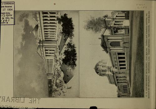 Cover for Louisiana purchase exposition, St. Louis, 1904...