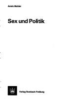 Cover for Sex und Politik.