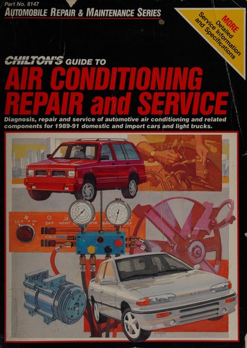 Cover for Chilton's Guide to Air Conditioning Repair and Service/1989-91 (Chilton's Guide to Air Conditioning Repair and Service)