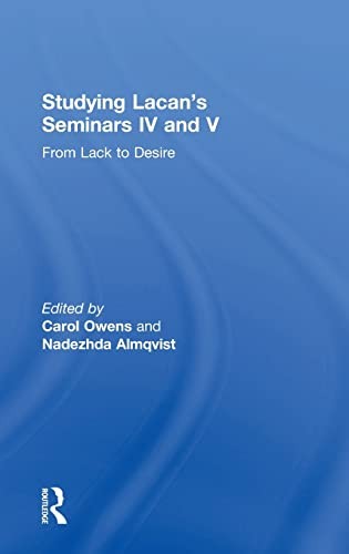 Cover for Studying Lacan's Seminars IV and V