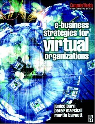 Cover for e-Business strategies for virtual organizations