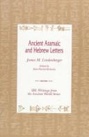 Cover for Ancient Aramaic and Hebrew letters