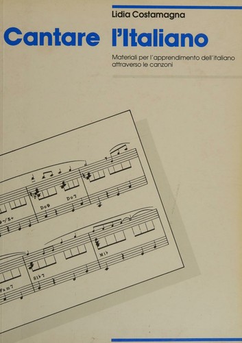 Cover for Cantare I'italiano