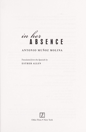 Cover for In her absence