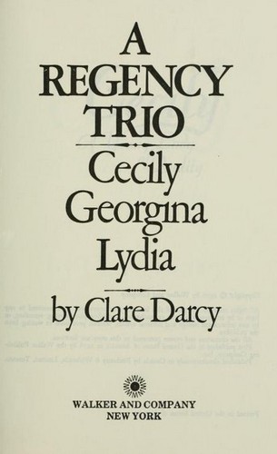 Cover for A Regency trio