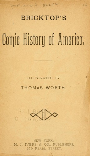 Cover for Bricktop's comic history of America