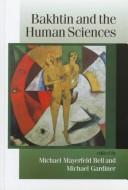 Cover for Bakhtin and the human sciences