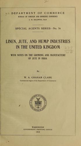 Cover for Linen, jute, and hemp industries in the United Kingdom