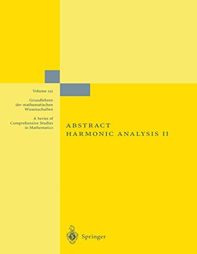 Cover for Abstract Harmonic Analysis