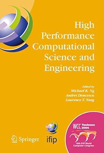 Cover for High Performance Computational Science and Engineering