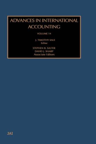 Cover for Advances in International Accounting, Volume 14 (Advances in International Accounting)