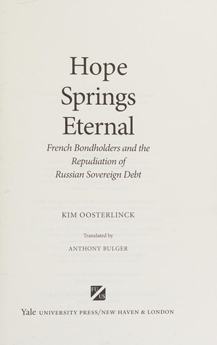 Cover for Hope Springs Eternal