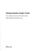 Cover for Meeting homeless people's needs