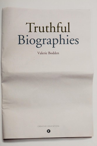 Cover for Truthful biographies