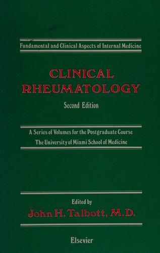 Cover for Clinical rheumatology